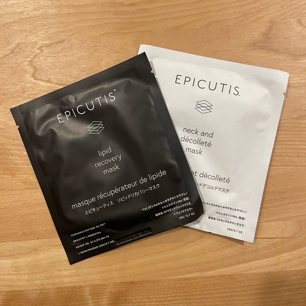 NWT Epicutis Skincare Mask Lipid Recovery Face Neck Décolleté Clean Luxe Beauty
